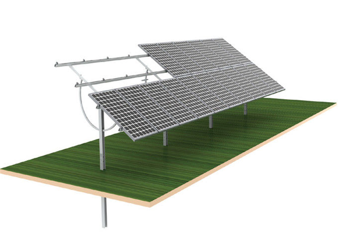 Safety Adjustable Mounting System for Ground PV Panel Support Installation