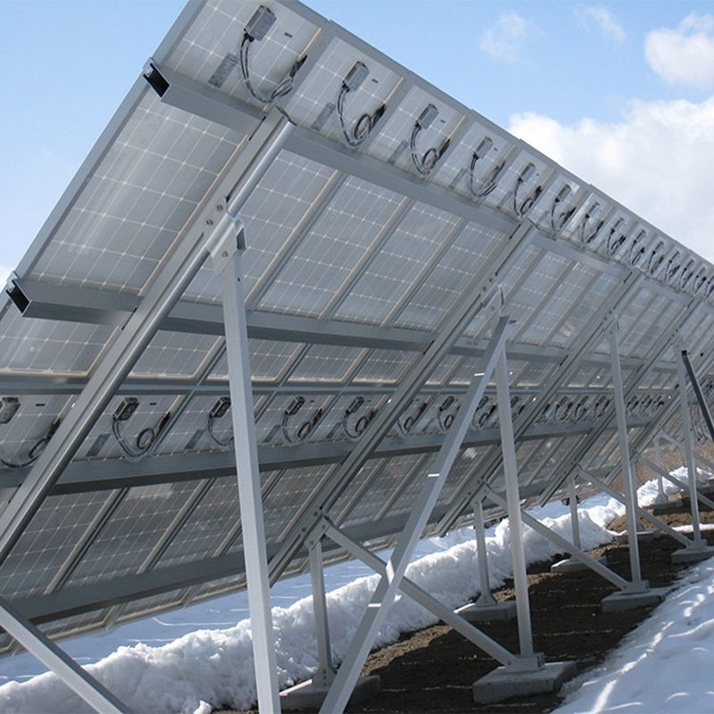 Thép mạ kẽm nhúng nóng tự nhiên công nghiệp, Hệ thống lắp đặt mặt đất quang điện mặt trời bằng nhôm CY