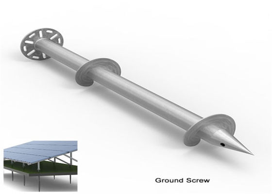 Giá tốt. Móng thép mặt đất Cọc vít mặt trời Mảng năng lượng mặt trời PV Racking mặt đất gắn kết trực tuyến