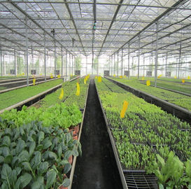 Giá tốt. Hệ thống năng lượng mặt trời nhà kính 5kw Núi mặt đất 10-60 ° Độ nghiêng góc độ dày 2.0mm / 2.5mm trực tuyến