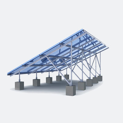 Giá tốt. Bảng điều khiển năng lượng mặt trời không khung Hệ thống lắp đặt mặt đất Quy mô tiện ích 50 MW Nhôm cố định nghiêng Anodized trực tuyến