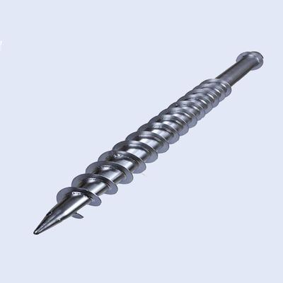 Giá tốt. Cọc vít đất bạc Q235 Thép mạ kẽm 76MM Neo đất xoắn ốc trực tuyến