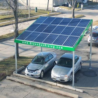 Giá tốt. Chiều rộng 2,5 ~ 3m Mô-đun khu dân cư Kết cấu chân đế Kết cấu Carport Bãi đậu xe điện mặt trời trực tuyến