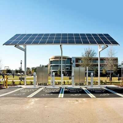 Giá tốt. Linh hoạt 5deg-15deg Hệ thống năng lượng mặt trời đơn đa Carport rộng 2,5 ~ 3m trực tuyến