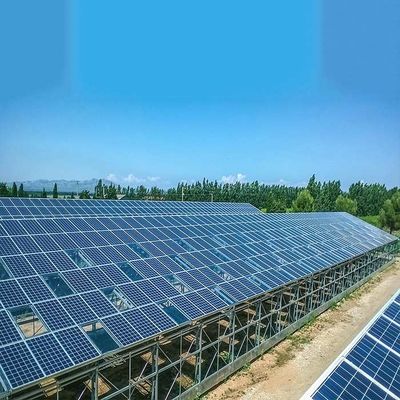 Giá tốt. Bảo vệ chống rỉ Nhà kính PV Kết cấu gắn kết Tải trọng gió 60m / s trực tuyến