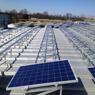 Giá tốt. Hệ thống lắp đặt PV năng lượng mặt trời trên mái phẳng HDG 6063 T5 trực tuyến