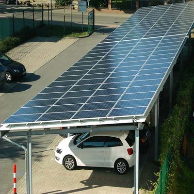Giá tốt. Hệ thống giá đỡ bảng điều khiển năng lượng mặt trời bằng thép HDG 10deg cho bãi đậu xe trực tuyến