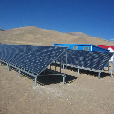Giá tốt. Hot Dip Galvanized Ground Solar Mounting Bracket Điện lượng cao trực tuyến
