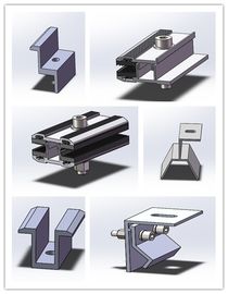 Giá tốt. Tấm màng mỏng không khung năng lượng mặt trời Kẹp bán linh hoạt Gắn chân đế Anodized Bề mặt trực tuyến
