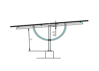 Giá tốt. Hệ thống lắp điều chỉnh PV Màu nóng tùy chỉnh - Thép mạ kẽm không khung trực tuyến