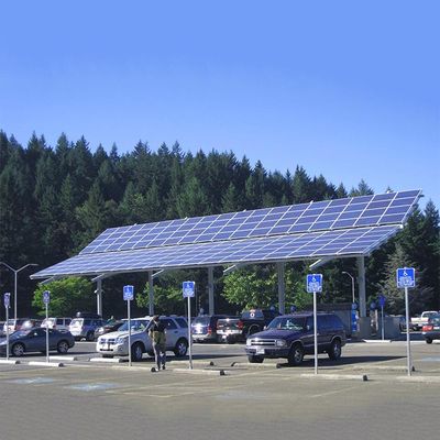 Giá tốt. Hệ thống năng lượng mặt trời Carport thương mại hỗ trợ Thép nhôm EPC Q345B Al6005 trực tuyến