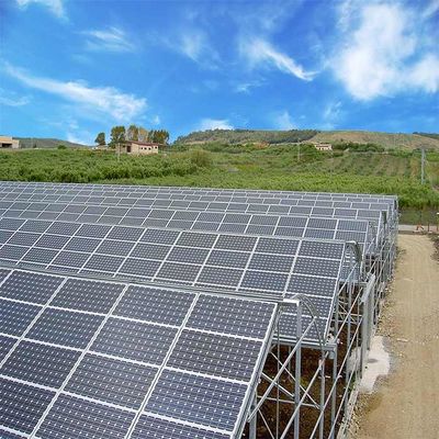 2.0mm 2.5mm Độ dày 5kw Hệ thống năng lượng mặt trời nhà kính gắn trên mặt đất