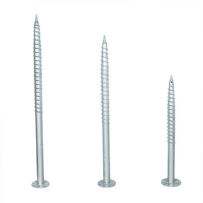 Giá tốt. Cọc vít bạc nối đất Q235 Thép mạ kẽm 76MM Trái đất xoắn cho hệ thống lắp đặt mặt đất bằng năng lượng mặt trời trực tuyến