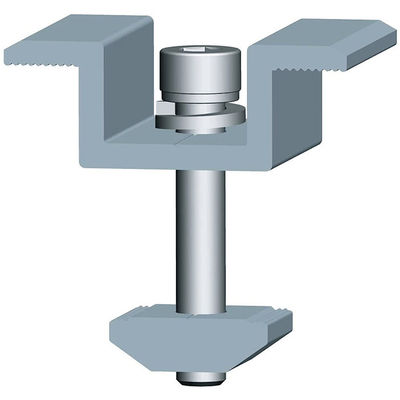 Giá tốt. Bề nhà và mặt đất nhôm Clamps tấm pin mặt trời cuối giữa Thành phần hệ thống mặt trời trực tuyến