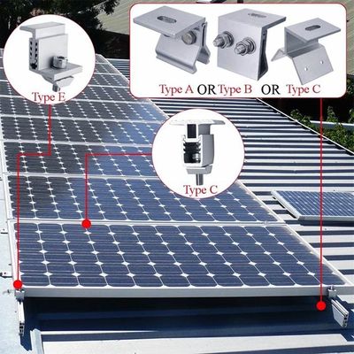 Giá tốt. Chất lượng tuyệt vời Phụ kiện lắp đặt năng lượng mặt trời Linh kiện giá đỡ cho mô-đun PV không khung trực tuyến