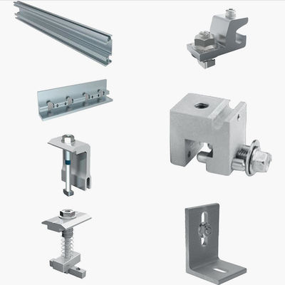 Phụ kiện lắp đặt năng lượng mặt trời trên mái và mặt đất Khả năng kháng mạnh Khung bảng OEM cho pin mặt trời PV