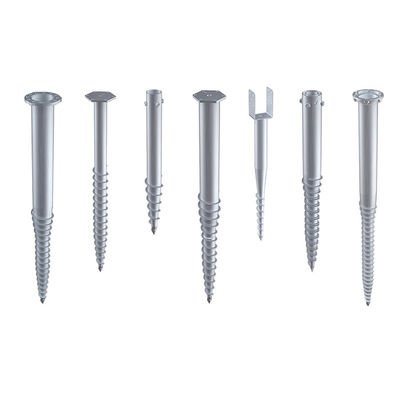 Giá tốt. Cọc vít năng lượng mặt trời bằng thép không gỉ, Nền tảng gắn kết Potovoltaic Trụ vít đất mạ kẽm trên mặt đất trực tuyến
