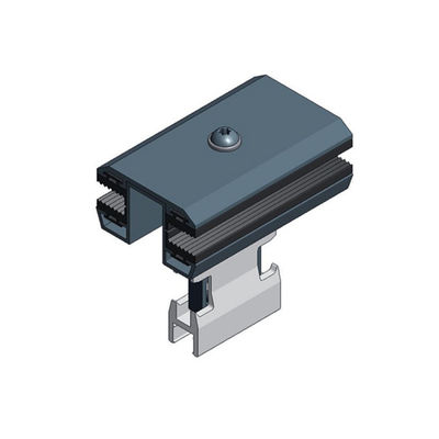 Giá tốt. 35/40/45/50mm Nhôm 6063-T5 Kẹp bảng điều khiển năng lượng mặt trời trên mái bằng kim loại cho kết cấu lắp đặt mô-đun PV không khung trực tuyến