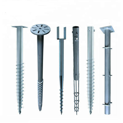 Giá tốt. Cọc vít mặt đất hình xoắn ốc mạ kẽm nhúng nóng Chiều dài 1000 ~ 3500mm trực tuyến