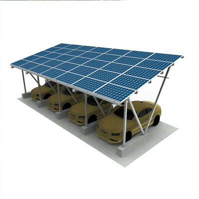 Giá tốt. Điện mặt trời bằng kim loại mạ kẽm Bãi đậu xe Kết cấu bãi đỗ xe 5deg-15deg trực tuyến