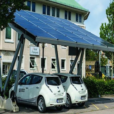 Giá tốt. 5deg 10deg 15deg Anodized nhôm Carport Hệ thống năng lượng mặt trời cho cảnh quan trực tuyến