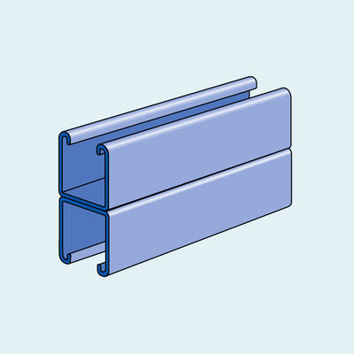 Đường sắt đùn nhôm Anodized chống rỉ sét cho hệ thống lắp PV