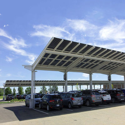 Giá tốt. Hệ thống PV bãi đậu xe mặt đất mở chống ăn mòn cho công viên nhà máy trực tuyến