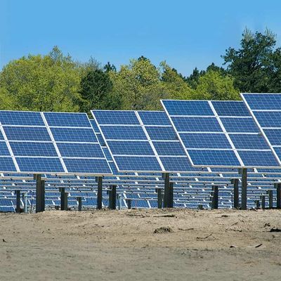 Giá tốt. Gắn đất Mạ kẽm Q235B Q345B Bật tắt Giá đỡ bảng điều khiển năng lượng mặt trời trực tuyến