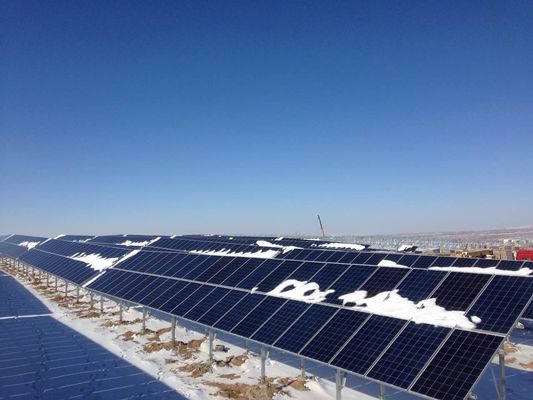 Q235B Q345B Chân đế bảng điều khiển năng lượng mặt trời với hệ thống gắn PV mạ kẽm / anodizing nóng